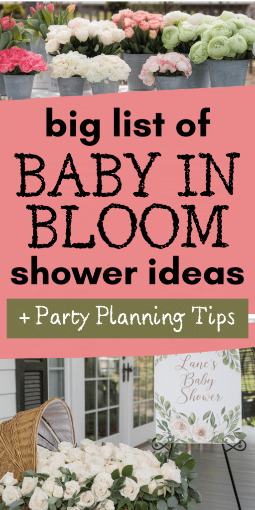 What Are the Best Baby in Bloom Baby Shower Ideas?