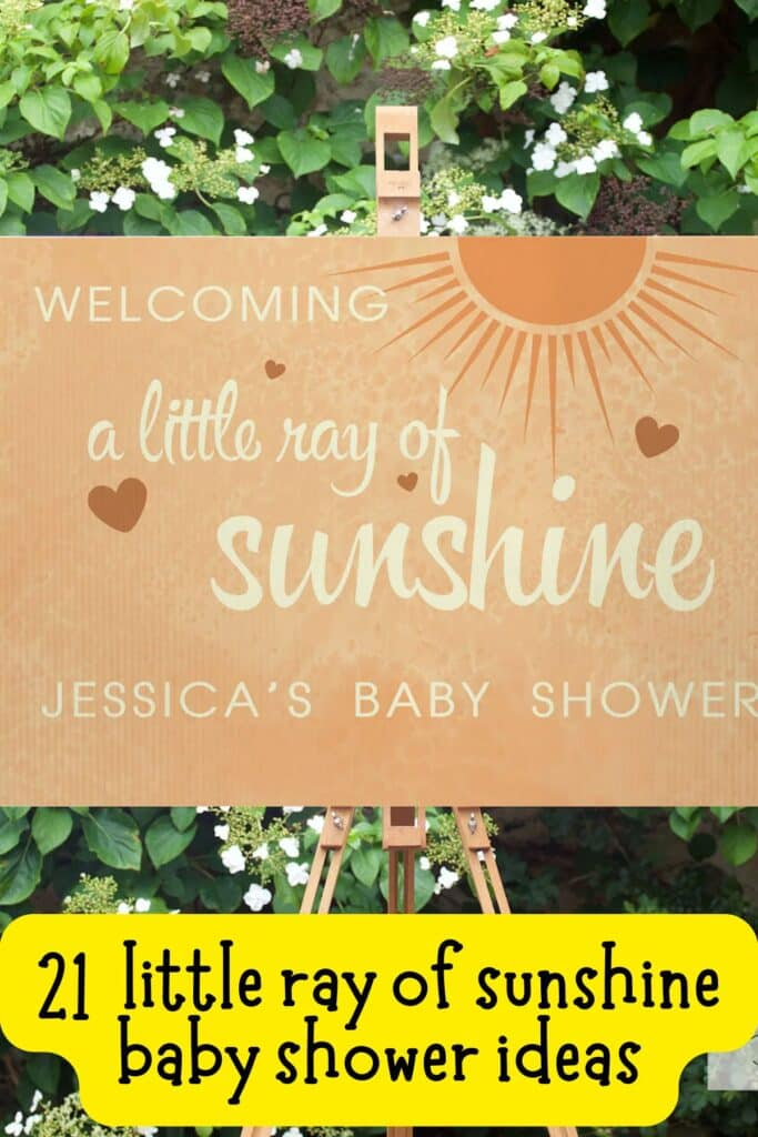 21 Little Ray of Sunshine Baby Shower Ideas for a Beautiful Party