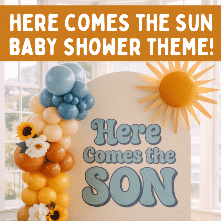 What Are the Best Here Comes the Son Baby Shower Ideas?